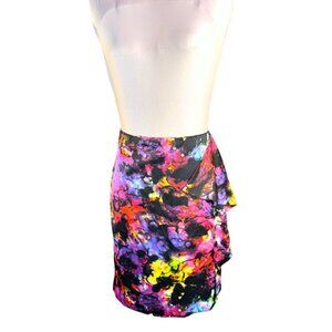Vince Camuto Faux Wrap Sarong Skirt Women Size 8